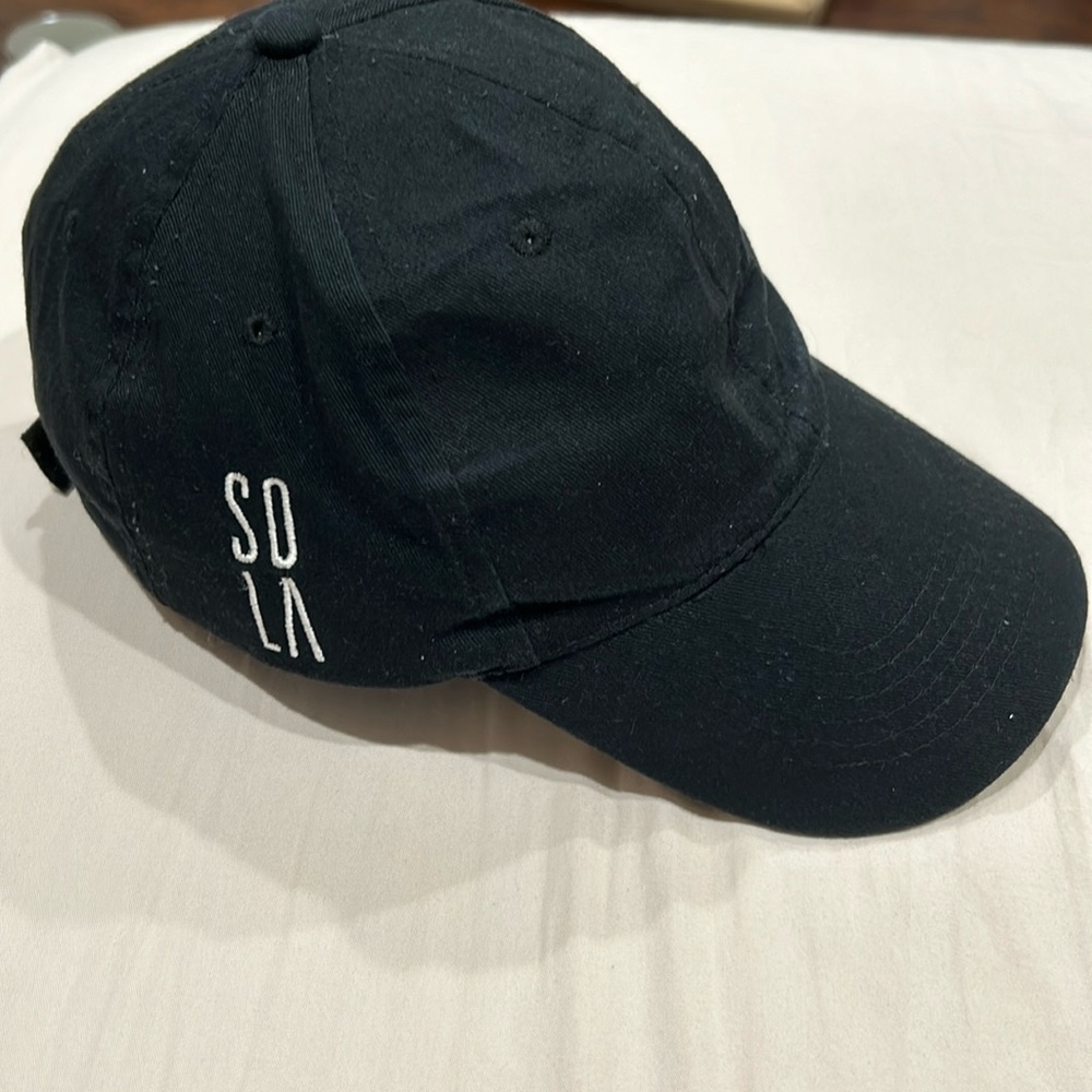 SOLA Black Adjustable Cap